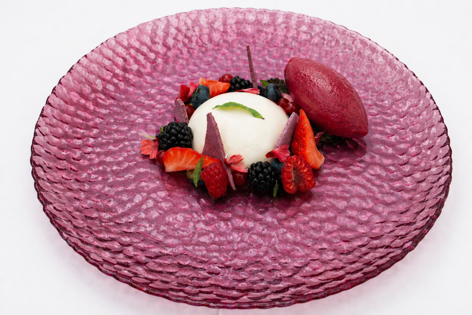 Sorbet Cassis donker bord